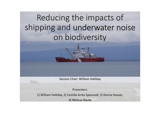 The state of underwater noise throughout the Arctic marine environment: a review: William Halliday