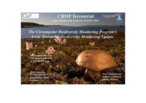 Introduction to the CBMP Terrestrial, StArT and Special Journal Issue (Ambio): Sara Longan