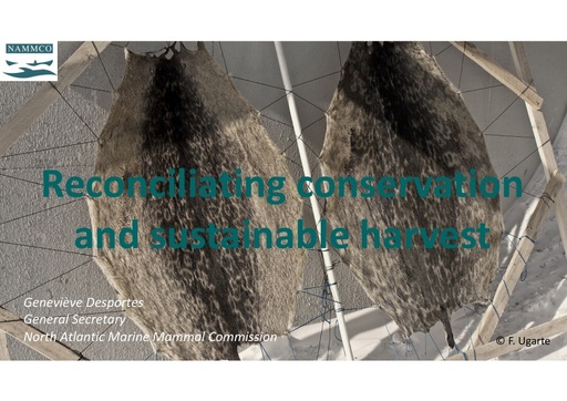 Reconciliating conservation and sustainable harvest: Geneviève Desportes