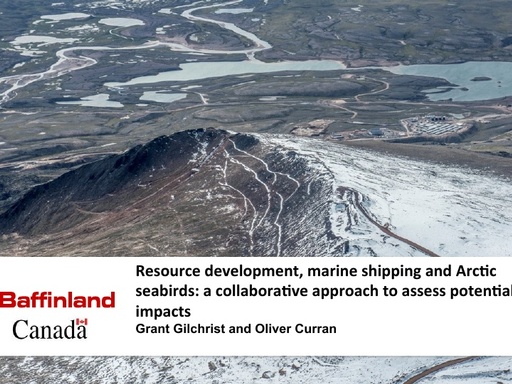 Curran Baffinland and Environment Canada Presentation   Dec 3 2014