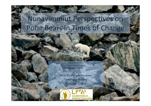 ALAKU Nunavimmiut Perspectives on Polar Bears in Times of (2) pdfx