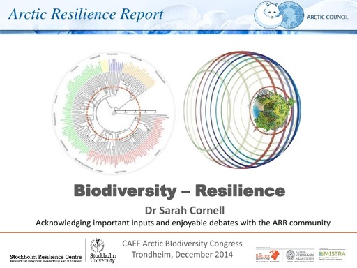 CORNELL Biodiversity resilience